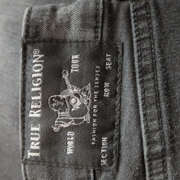 True Religion Black Rinse Jennie Curvy High Rise Skinny Jeans Size 30 - Picture 10 of 16